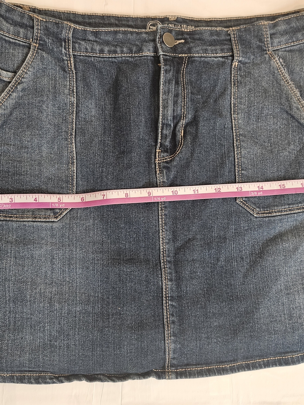 Wonder Nation Plus Size Blue Women's Jeans mini Skirts